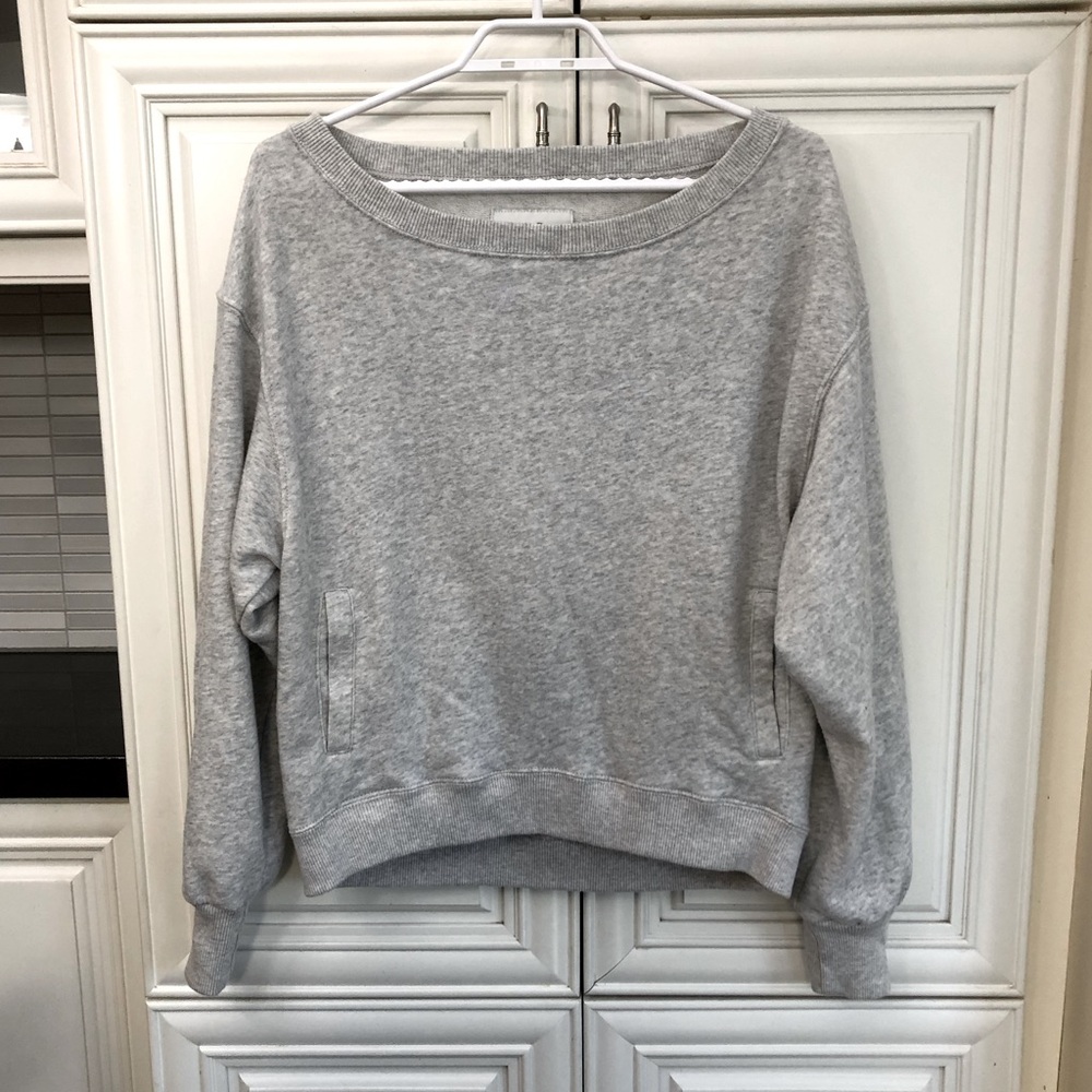 Hollister slouch shoulder women’s lightweight sweatshirt